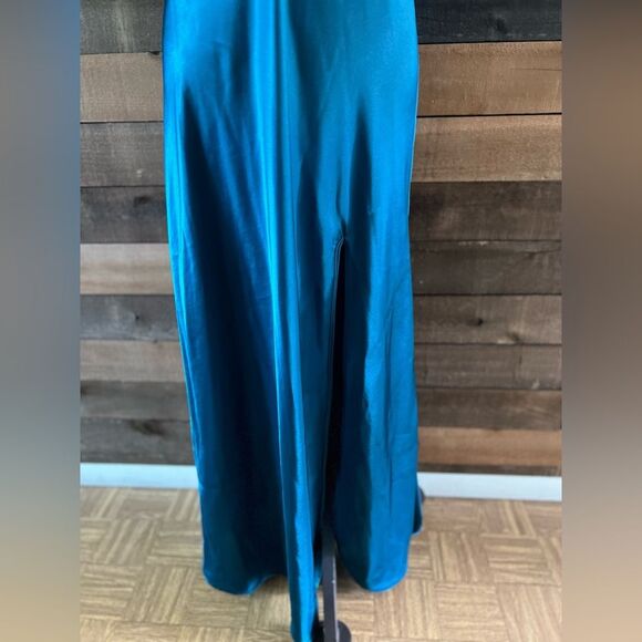 Vintage 80s Victoria’s Secret Gold Label Slip Mesh Satin Lingerie Dress - Picture 5 of 8